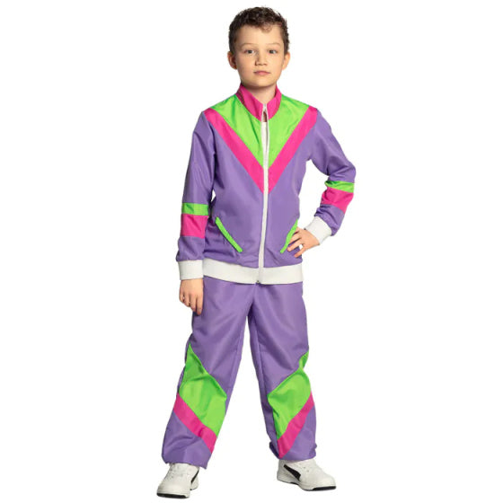 Load image into Gallery viewer, Boland Trainingspak Retro Junior Polyester mt 10-12 Jaar
