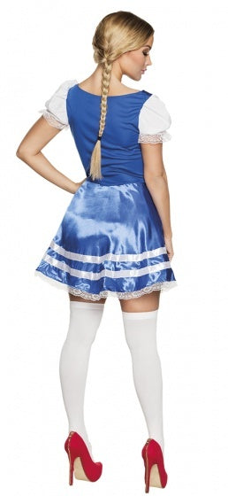 Load image into Gallery viewer, Boland helena oktoberfest kostuum dames blauw maat 40 42
