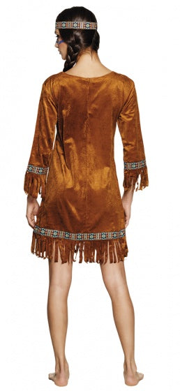 Load image into Gallery viewer, Boland Verkleedpak Indiaan Young Deer Dames Bruin Maat M
