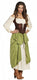 Boland Verkleedpak Village Wench Dames Groen Maat 40 42