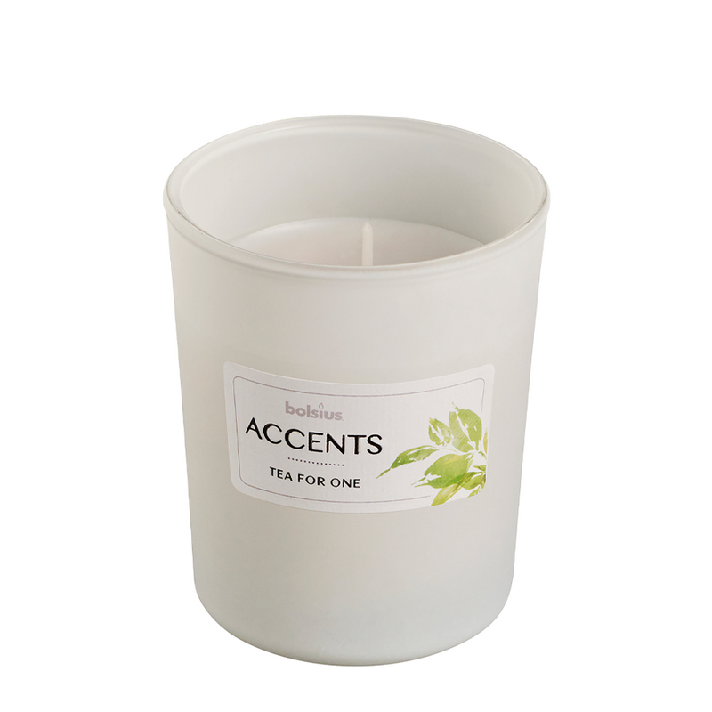 Afbeelding laden in galerijviewer, Bolsius geurglas accents tea for one 92 76mm
