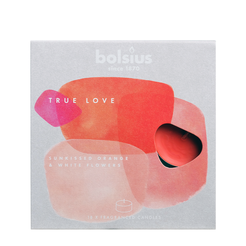 Load image into Gallery viewer, Bolsius true love geur-waxinelichtjes 18 stuks

