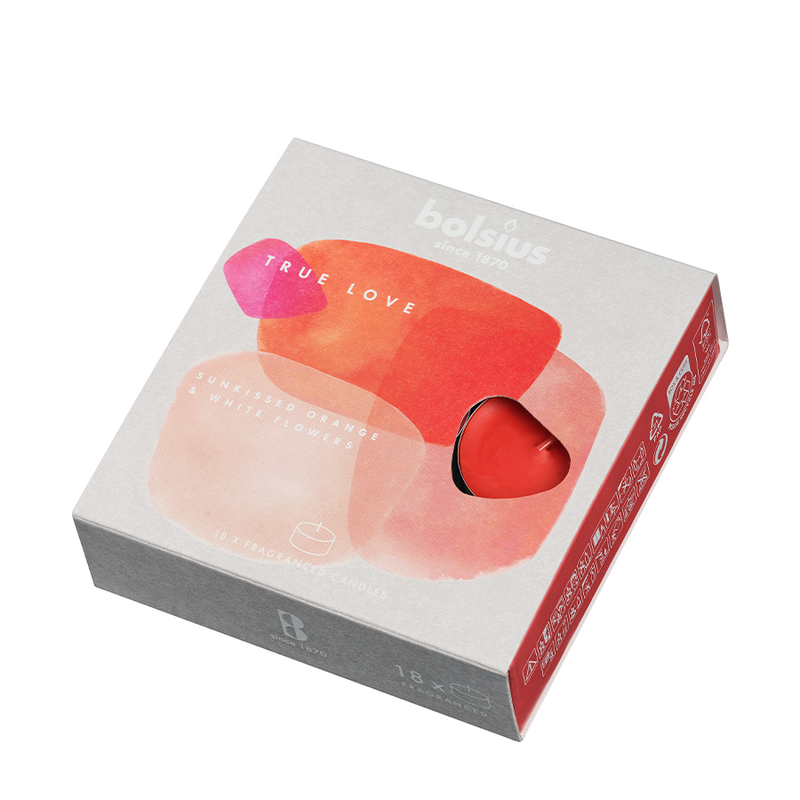 Load image into Gallery viewer, Bolsius true love geur-waxinelichtjes 18 stuks
