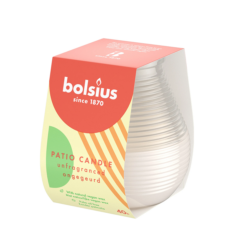 Load image into Gallery viewer, Bolsius outdoor patiolight melkwit 94 91mm
