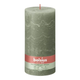 Bolsius rustiek stompkaars fresh olive ø100x200 mm 125 uur (4 stuks)