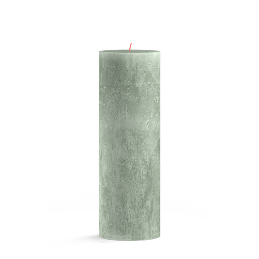 Bolsius rustieke stompkaars jade green 300 100mm