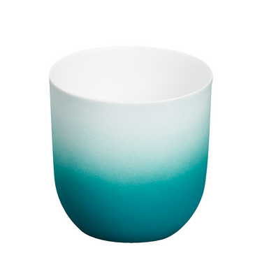 Bolsius theelichthouder keramiek dark turquoise 75 70mm