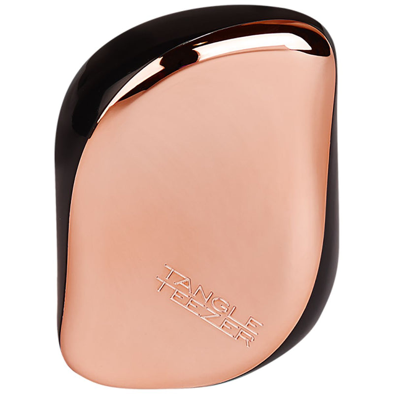 Load image into Gallery viewer, Tangle teezer compact hairbrush rose gold black
