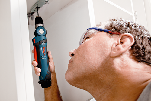 Load image into Gallery viewer, Bosch blauw gwb 12v-10 solo haakse boormachine | zonder accu's en lader - 0601390905
