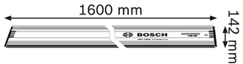 Load image into Gallery viewer, Bosch accessoires fsn 1600 liniaal geleiderails bosch 1600 mm - 1600z0000f
