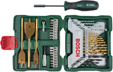 Bosch accessoires x-line 40-delige - titanium plus | boor- en schroefbitset | 40-delig - 2607017334