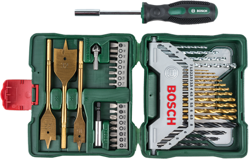 Afbeelding laden in galerijviewer, Bosch accessoires bosch x-line borenset - 40-delig - titanium plus serie - voor hout, metaal en steen
