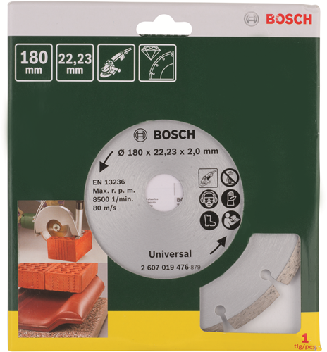 Load image into Gallery viewer, Bosch accessoires diamantdoorslijpschijf voor bouwmaterialen, 180 mm ø - 2607019476
