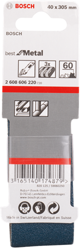 Load image into Gallery viewer, Bosch accessoires 3 banden 40x305 x450, expert for metal , k60 - 2608606220
