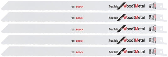 Bosch accessoires reciprozaagblad s 1222 vf flexible for wood and metal 5st - 2608656022