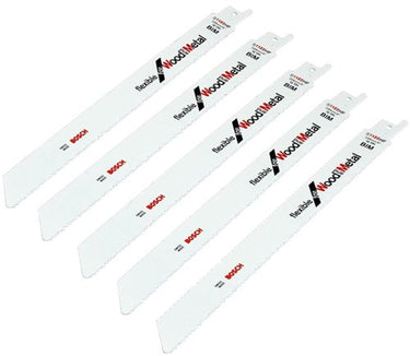 Bosch accessoires 100x reciprozaagblad flexible voor hout en metaal s1122hf - 2608656034
