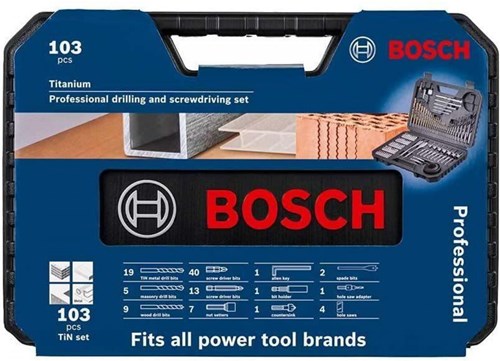 Load image into Gallery viewer, Bosch accessoires 103-delige bit- en borenset - 2608594070
