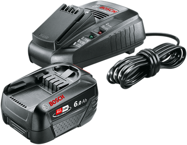Bosch groen bosch accessoires 1600a00zr8 | starterset | 18v | 1 x 6.0 ah accu + al1830 cv lader 1600a00zr8