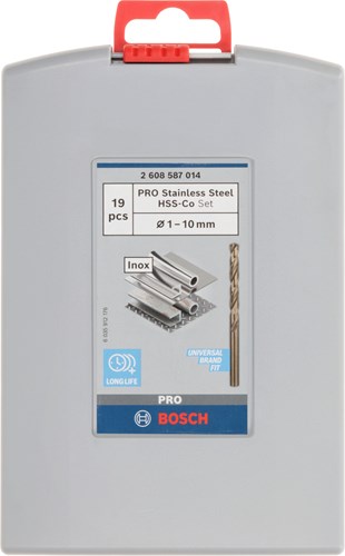 Load image into Gallery viewer, Bosch accessoires 19-delige probox metaalborenset hss-co, din 338 (kobaltlegering) 110 mm 19st - 2608587014
