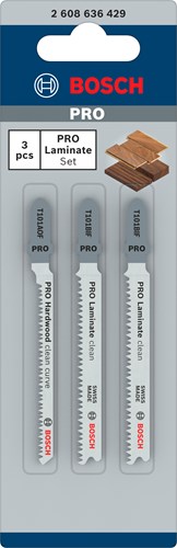 Bosch accessoires decoupeerzb set 3 laminaat 2xt101bif+t101aof