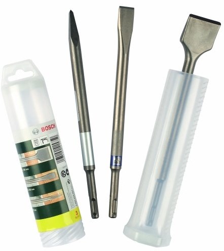 Bosch accessoires 3-delige sds-plus beitelset | 2607019457 - 2607019457