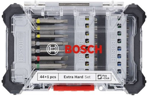 Bosch accessoires bosch extra harde schroevendraaierset 44+1 st. - 2607017733