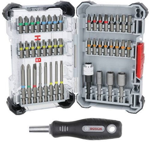 Afbeelding laden in galerijviewer, Bosch accessoires bosch extra harde schroevendraaierset 44+1 st. - 2607017733
