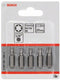 Bosch accessoires 5-delige bitset extra hard (torx®) t 10; t 15; t 20; t 25; t 30; 25 mm - 2607001768