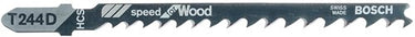 Bosch accessoires 5x speed voor hout decoupeerzaagblad t244d - 2608630058