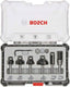 Bosch accessoires 8-delige gemengde freesset - schachtdiameter 6 mm - 2607017468