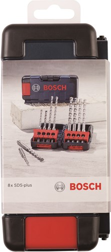 Load image into Gallery viewer, Bosch accessoires 8-delige hamerborenset sds plus-3 | tough box - 2607019903
