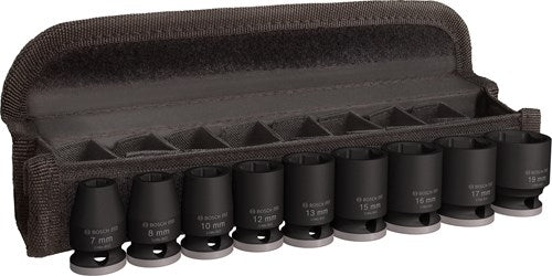 Bosch accessoires bosch professional pro impact krachtdoppenset kort 3 8 9-delig - 2608003036