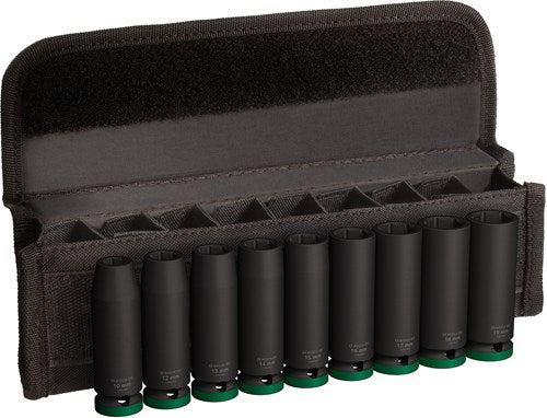 Afbeelding laden in galerijviewer, Bosch accessoires 9-delige krachtdoppenset 77 mm, 10;12;13;14;15;16;17;18;19 - 2608003039
