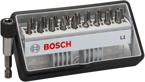 Load image into Gallery viewer, Bosch accessoires bitset | extra hard l1 | robustline | 19-delig | 2607002567 - 2607002567
