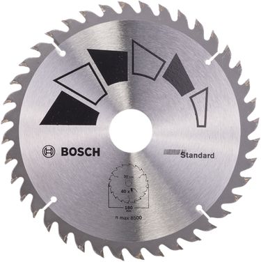 Bosch accessoires cirkelzaagblad basic 180x22x30 20,t40 - 2609256815
