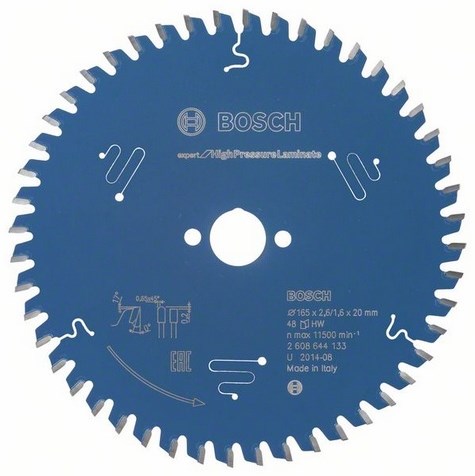 Load image into Gallery viewer, Bosch accessoires cirkelzaagblad expert for highpressurelaminate (trespa) 165x20x2.6 1.6x48t - 2608644133
