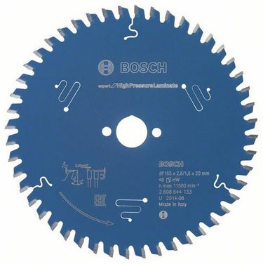 Bosch accessoires cirkelzaagblad expert for highpressurelaminate (trespa) 165x20x2.6 1.6x48t - 2608644133