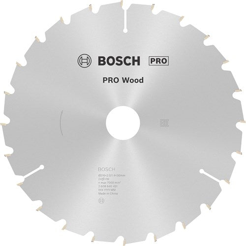 Load image into Gallery viewer, Bosch accessoires cirkelzaagblad optiline wood | 216 x 30 x 2,0 mm | 24t | 1 stuk - 2608640431
