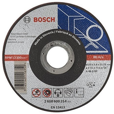 Bosch accessoires doorslijpschijven | metaal | 115x1,6 | 2608600214 - 2608600214