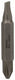 Bosch accessoires dubbelbit s 1,0x5,5; ph2; 45 mm 1st - 2607001738