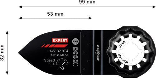 Afbeelding laden in galerijviewer, Bosch accessoires expert avz 32 rt4 schuurvinger | 32 x 53 mm - 2608902066
