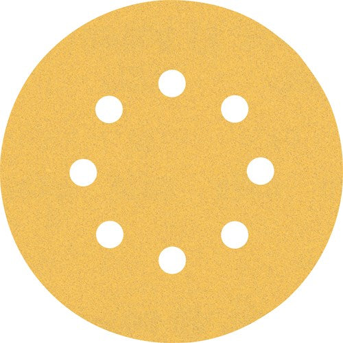 Bosch accessoires expert c470 schuurpapier voor excenterschuurmachines 125 mm, 8 gaten, k120 5-delig - 2608900807