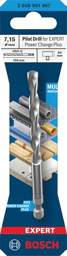 Load image into Gallery viewer, Bosch accessoires expert centreerboor hss-g | 7,15x105 mm - 2608901967
