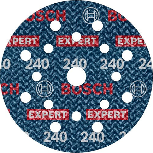 Load image into Gallery viewer, Bosch accessoires expert schuurschijf o780 met film onderlaag, 125 mm, g240, 6x - 2608902404
