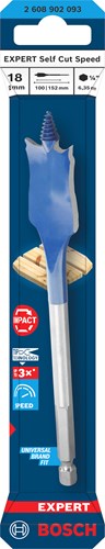 Afbeelding laden in galerijviewer, Bosch accessoires expert speedboor self cut speed | zeskantschacht | 18 x 152 mm - 2608902093
