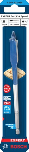 Bosch accessoires expert speedboor self cut speed | zeskantschacht | 8 x 152 mm - 2608902086