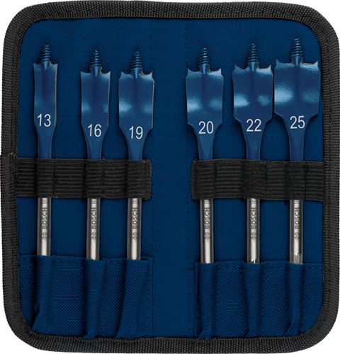Afbeelding laden in galerijviewer, Bosch blauw bosch accessoires expert speedborenset self cut speed | 6-delig | 13, 16, 19, 20, 22, 25 mm - 2608902109
