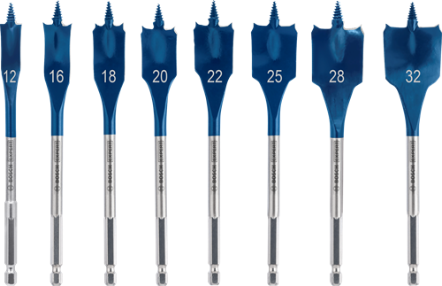 Afbeelding laden in galerijviewer, Bosch blauw bosch accessoires expert speedborenset self cut speed | 8-delige | 12, 16, 18, 20, 22, 25, 28, 32 mm - 2608902111
