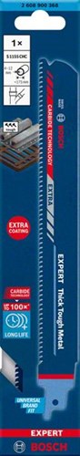Bosch accessoires expert ‘thick tough metal’ s 1155 chc reciprozaagblad 1 stuk - 1 stuk(s) - 2608900368