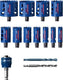 Bosch accessoires expert tough material gatzaag 20 22 25 32 35 40 44 51 60 68 76 mm 13-delig - 1 stuk(s) - 2608900448
